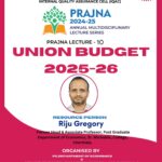 Lecture on Union Budget-Organised by Dept of Economics and Political Science -13.02.2025