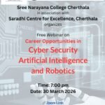Webinar on Cyber Security & AI 30 March 2026